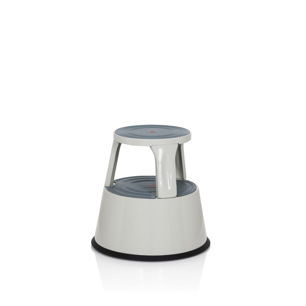 Produktabbildung Nr. 3: Tabouret marchepied / tabouret à roulettes hjh OFFICE TIO-M II métal, plastique, gris clair