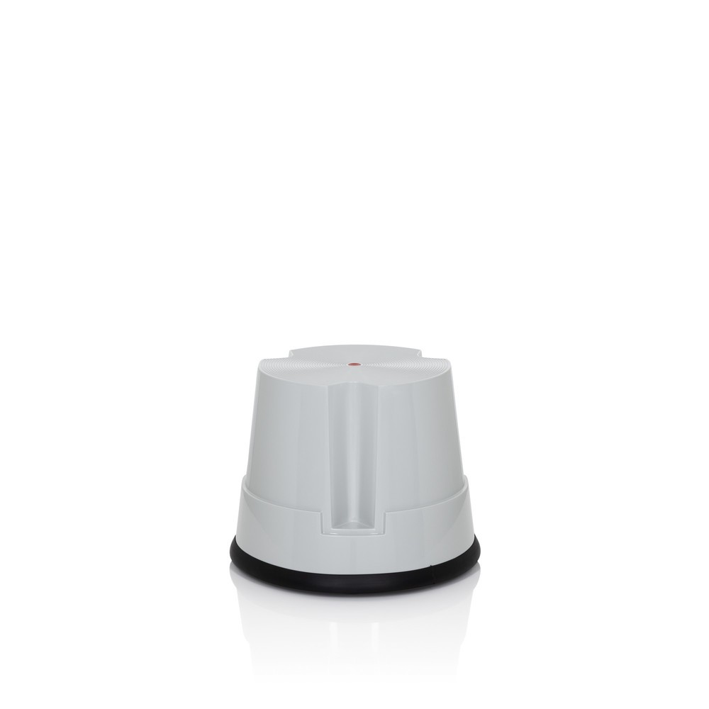 Produktabbildung: hjh OFFICE Tritthocker / Rollhocker TIO-S Kunststoff, grau