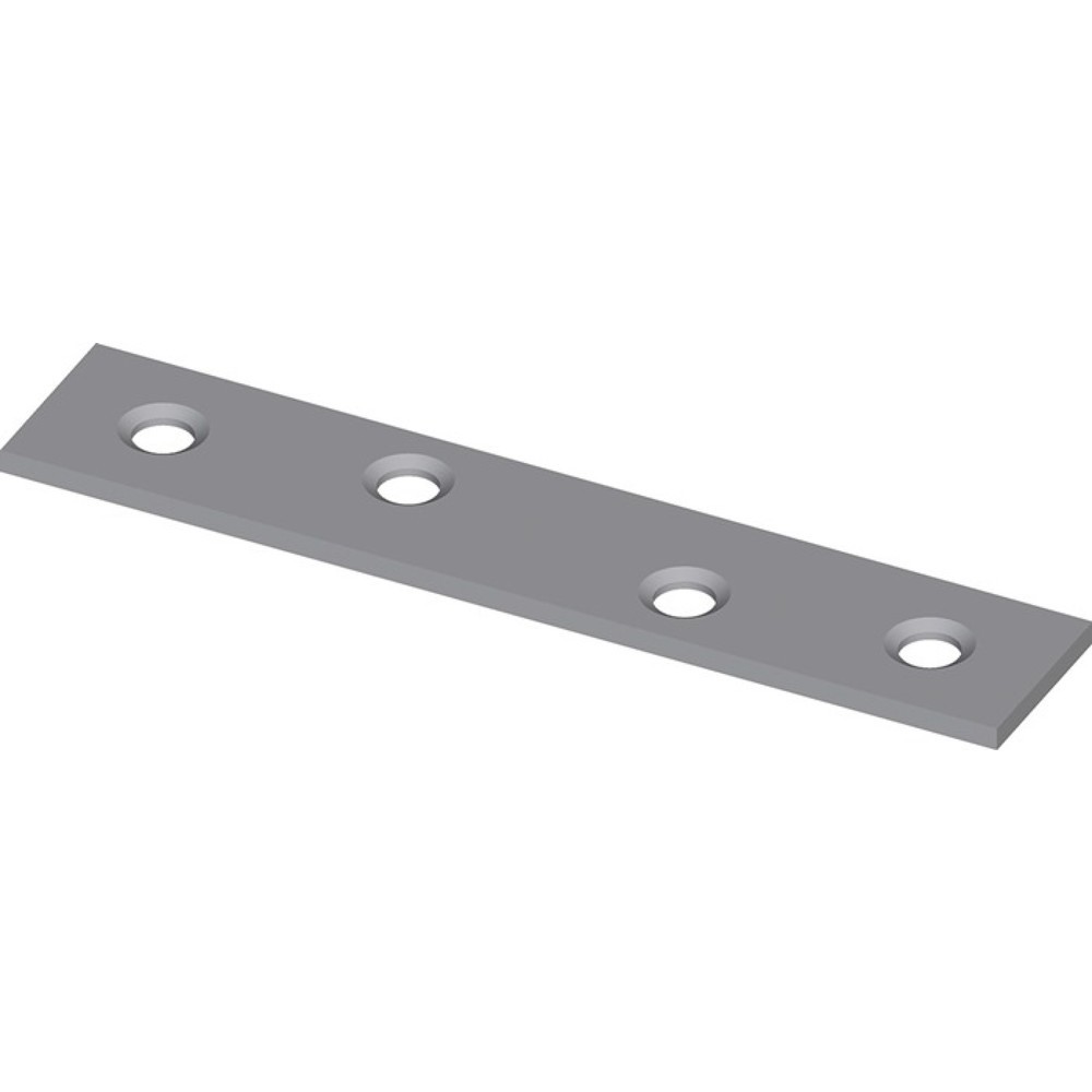 Illustration du produit: HOHAGE Verbindungsblech L.50mm B.15mm S.1,8mm STA galv.gelb verz.