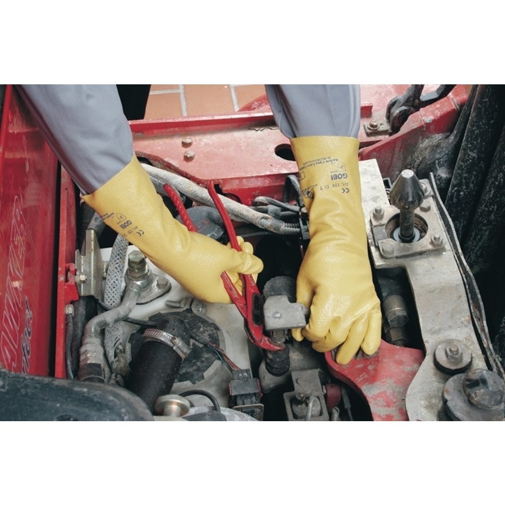 Produktabbildung Nr. 2: HONEYWELL Handschuhe Gobi 109 Gr.8 gelb BW-Trikot