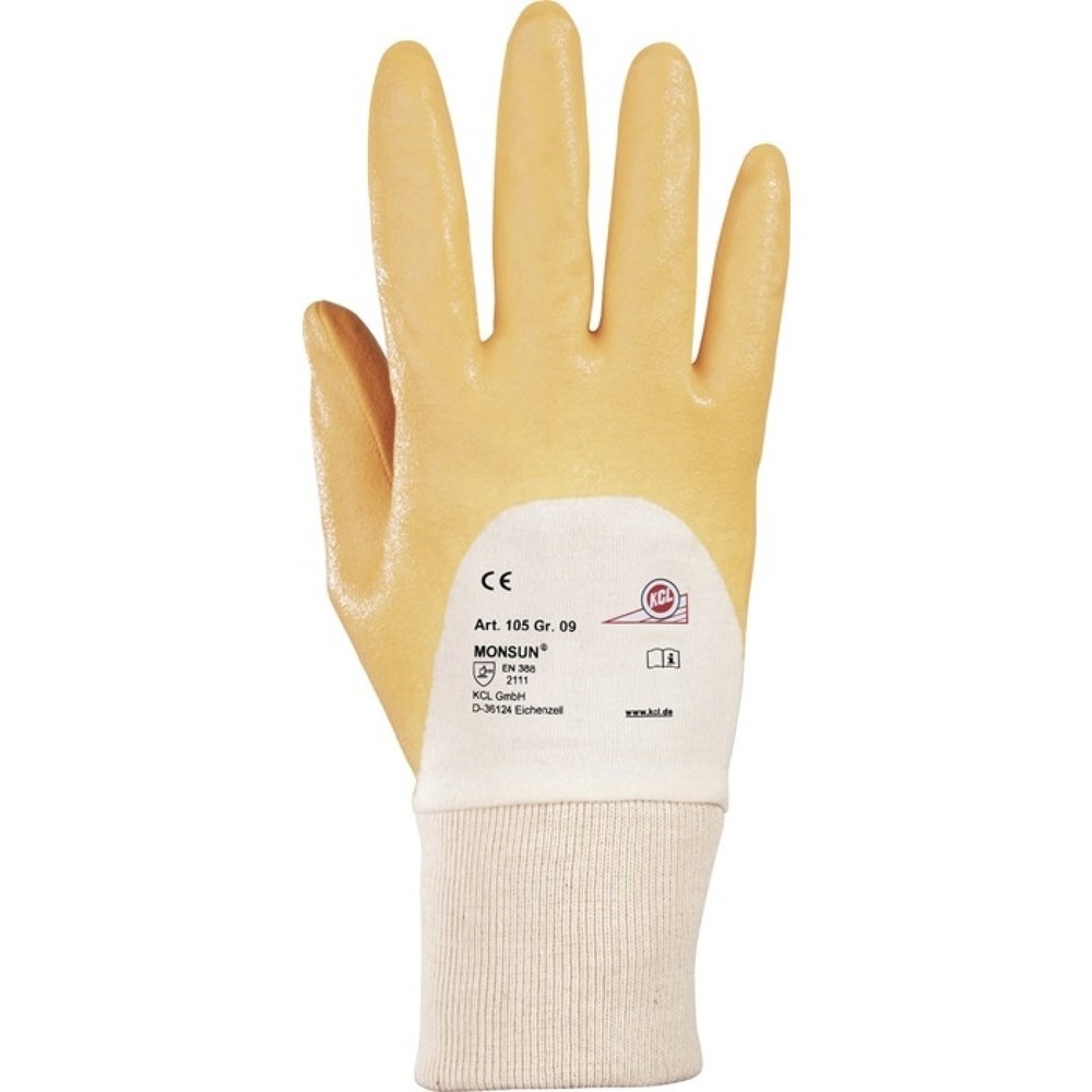 Produktabbildung: HONEYWELL Handschuhe Monsun 105 Gr.10 curry