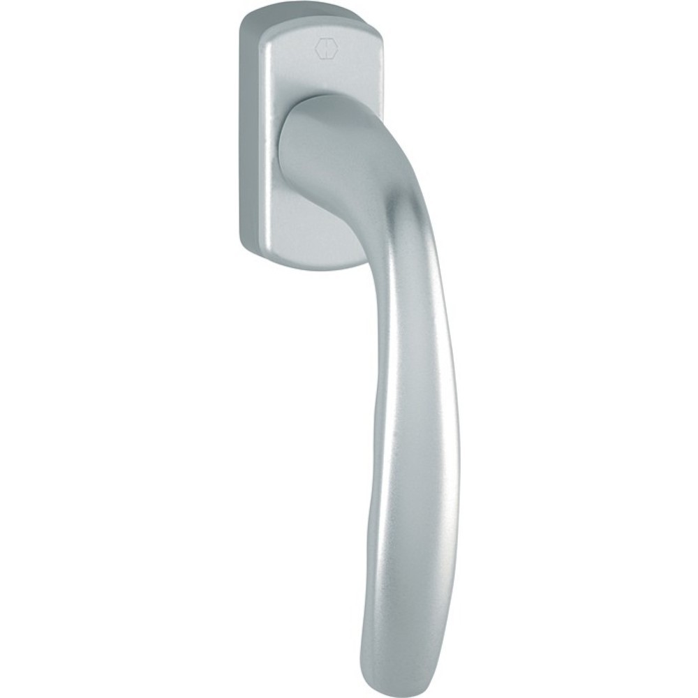 Illustration du produit: HOPPE Fenstergriff New York 0810/U10, 35 mm, Aluminium F9016 / verkehrsweiß, Standard