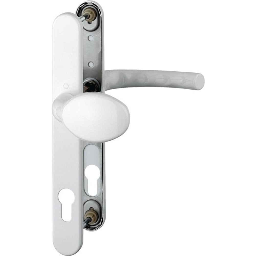 Illustration du produit: HOPPE Profiltürgarnitur Tôkyô 76G/3346/1710RH, PZ, Aluminium F9016, für Türstärke 57-62 mm