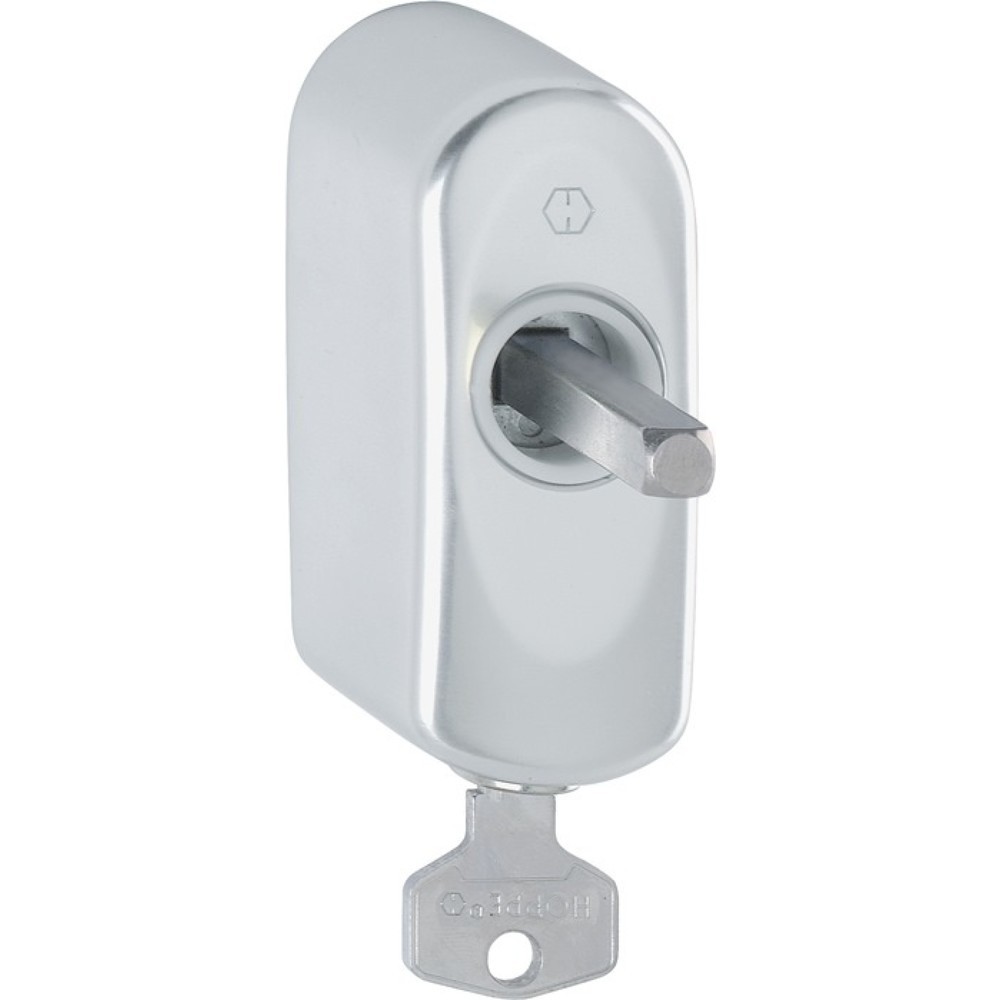 Produktabbildung: HOPPE Rosette AUS950S 100NM, 37 mm SecuSelect® / Secu100® / Secustik®, Aluminium F1 / naturfarbig, abschliessbar