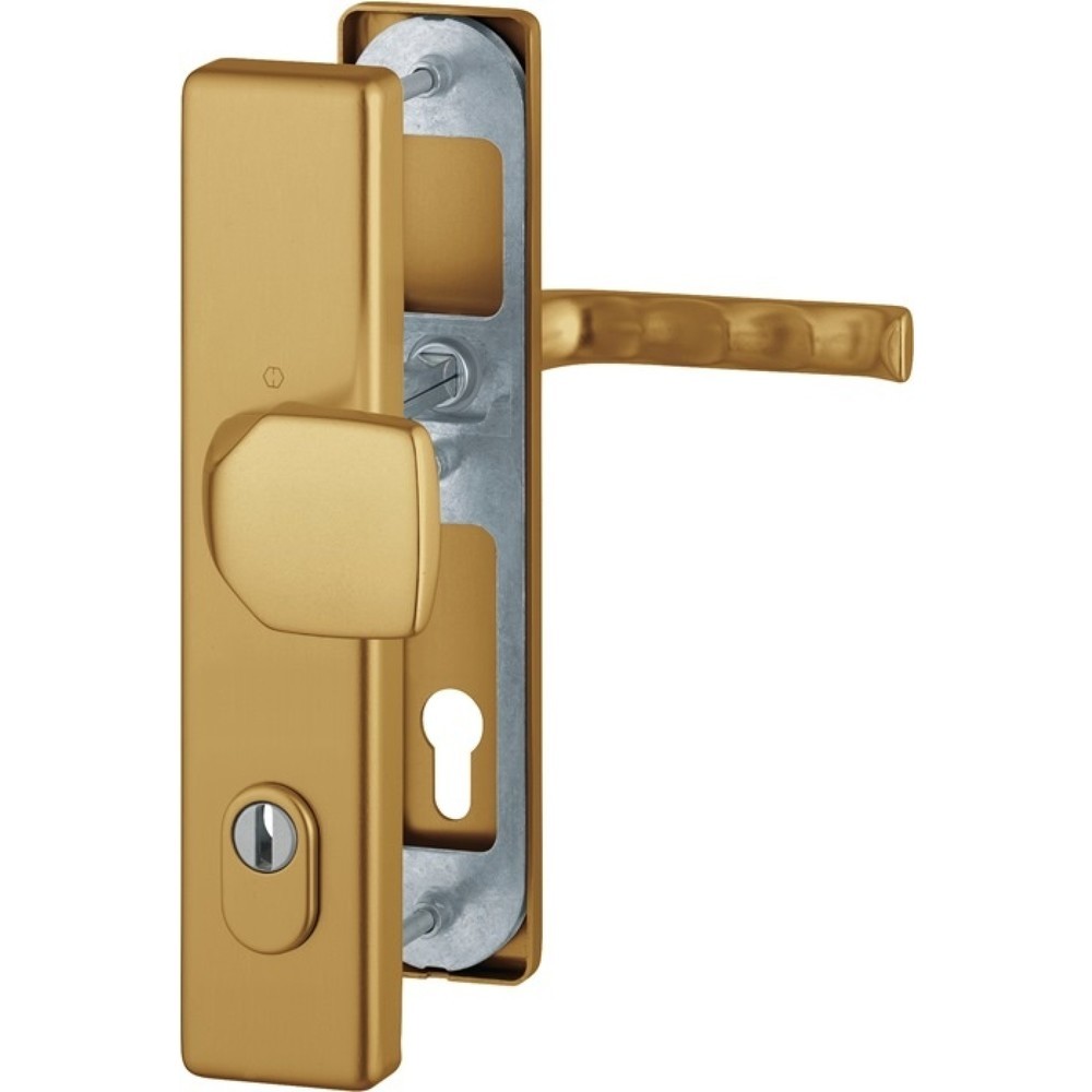 Produktabbildung: HOPPE Schutzgarnitur London 61G/2222ZA/2210/113, 92 mm, Aluminium F4, 67-72 mm