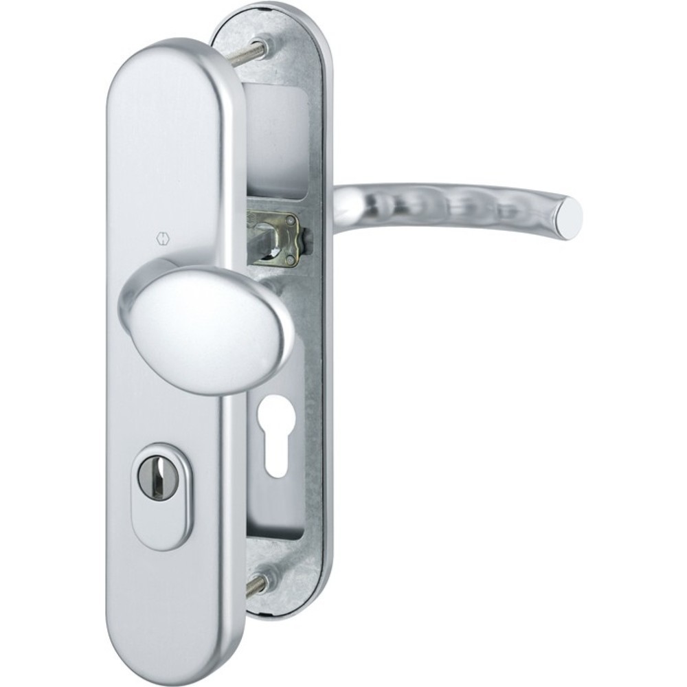 Produktabbildung: HOPPE Schutzgarnitur Tôkyô 76G/3332ZA/3410/1710, 72 mm, Aluminium F1, 41-46 mm