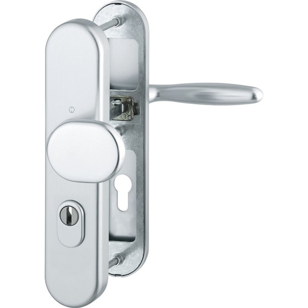 Illustration du produit: HOPPE Schutzwechselgarnitur Verona 86G/3332ZA/3310/1510, 72 mm, Aluminium F1, 42-47 mm