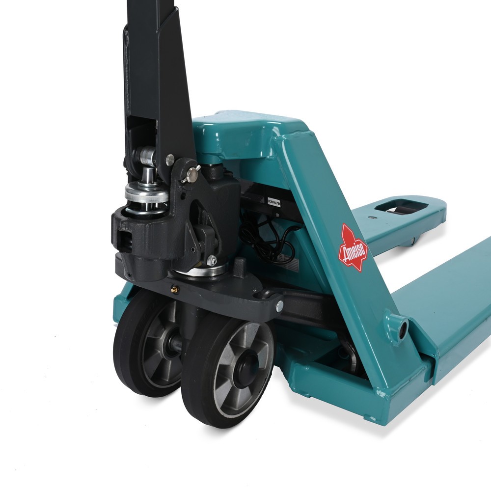 Produktabbildung Nr. 2: Hubwagen mit Waage Ameise® PTM 2.0 Scale mit Display am Deichselkopf, Tragkraft 2.000 kg, Tandemrollen