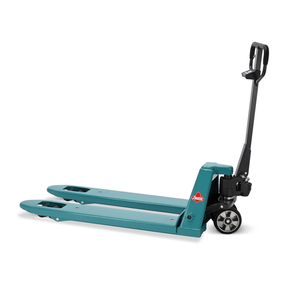 Produktabbildung Nr. 8: Hubwagen mit Waage Ameise® PTM 2.0 Scale mit Display am Deichselkopf, Tragkraft 2.000 kg, Tandemrollen