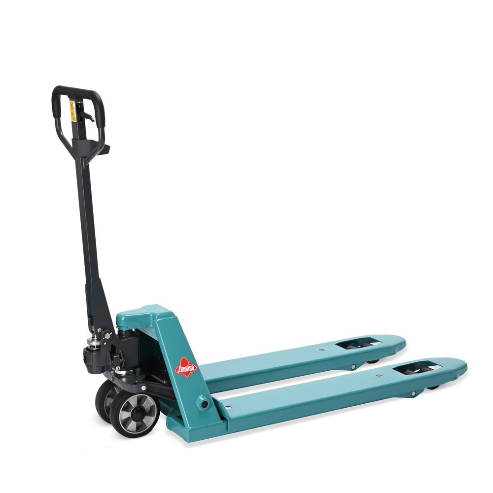 Produktabbildung: Hubwagen mit Waage Ameise® PTM 2.0 Scale mit Display am Deichselkopf, Tragkraft 2.000 kg, Tandemrollen