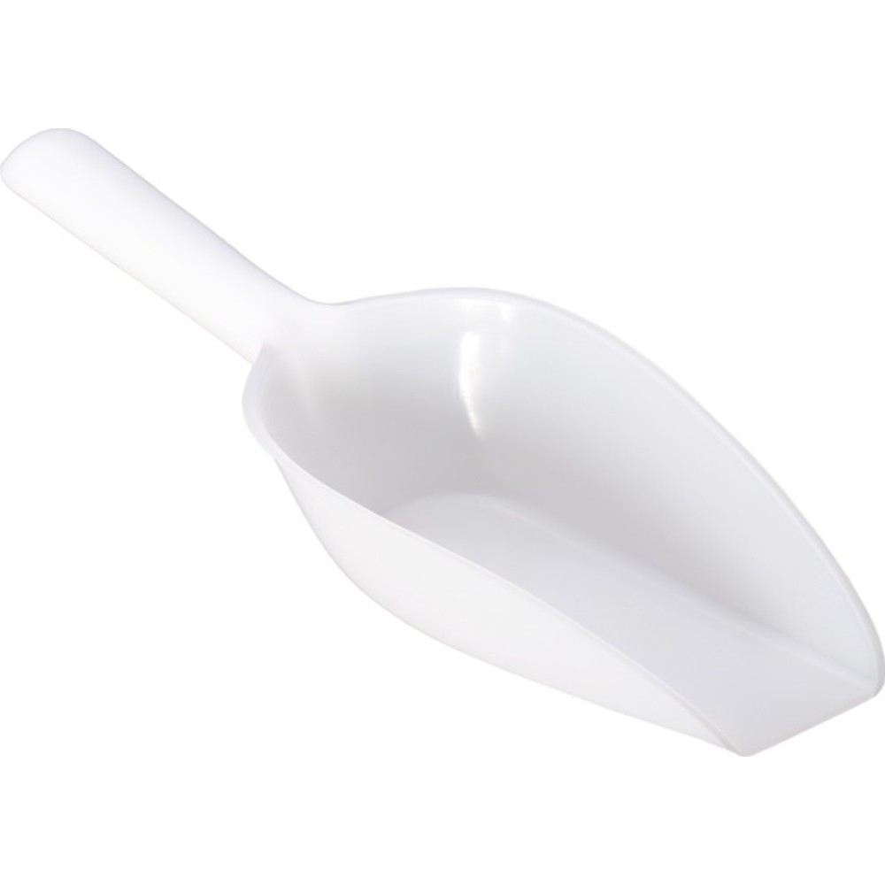 Produktabbildung: HÜNERSDORFF Abwiegeschaufel, Länge 310 mm, Polyethylen natur, Inhalt 470 ml