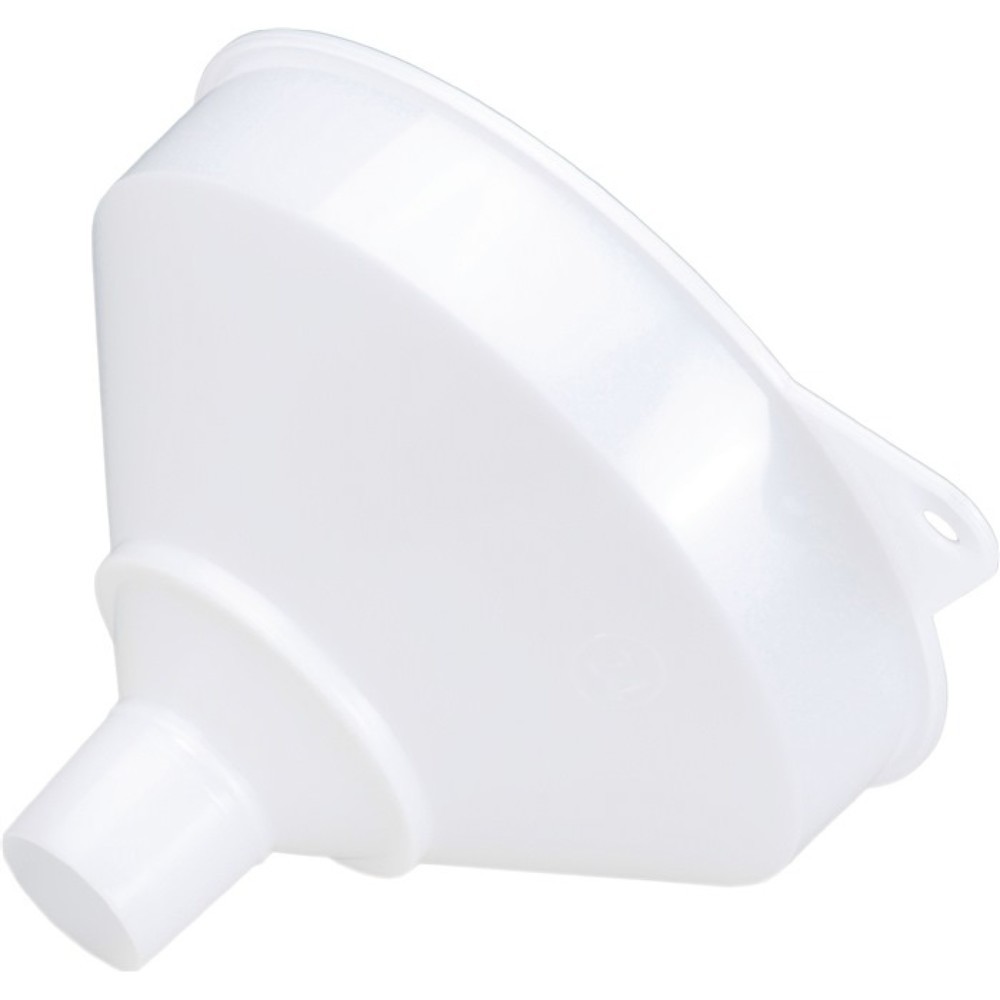 Produktabbildung: HÜNERSDORFF Trichter D.253/50mm H.190mm HD-PE natur m.Sieb u.Überlaufrand