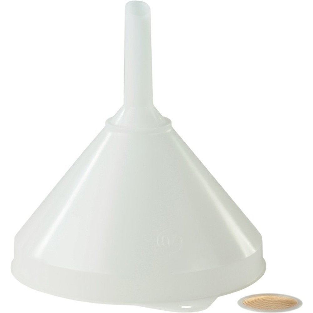 Produktabbildung Nr. 2: HÜNERSDORFF Trichter D.208/20mm H.218mm HD-Polyethylen natur m.Sieb