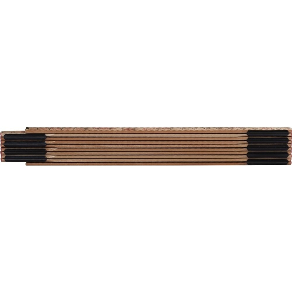 Illustration du produit: HULTAFORS Gliedermaßstab 59-2-10, mm/cm EG III, Länge 2 m Breite 15 mm, Glasbirke natur