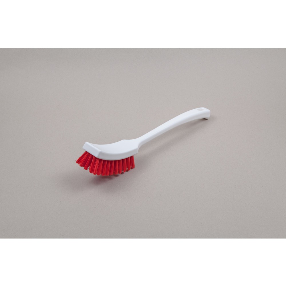 Produktabbildung Nr. 1: Hygiene-Stielbürste, Kunststoff, Polyesterborsten 0.50, hart, 410 mm, rot