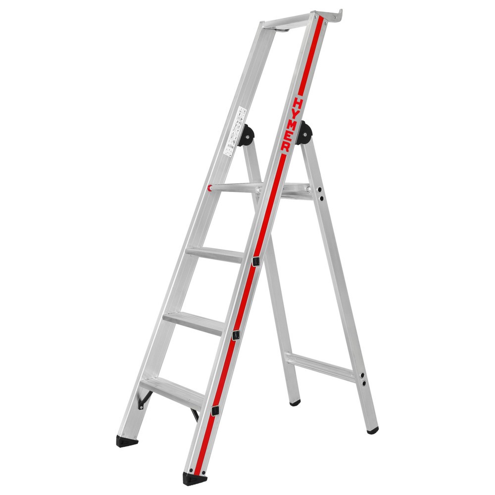 Produktabbildung: HYMER Industrie-Stufenleiter, 1-seitig, Standhöhe 0,93 m