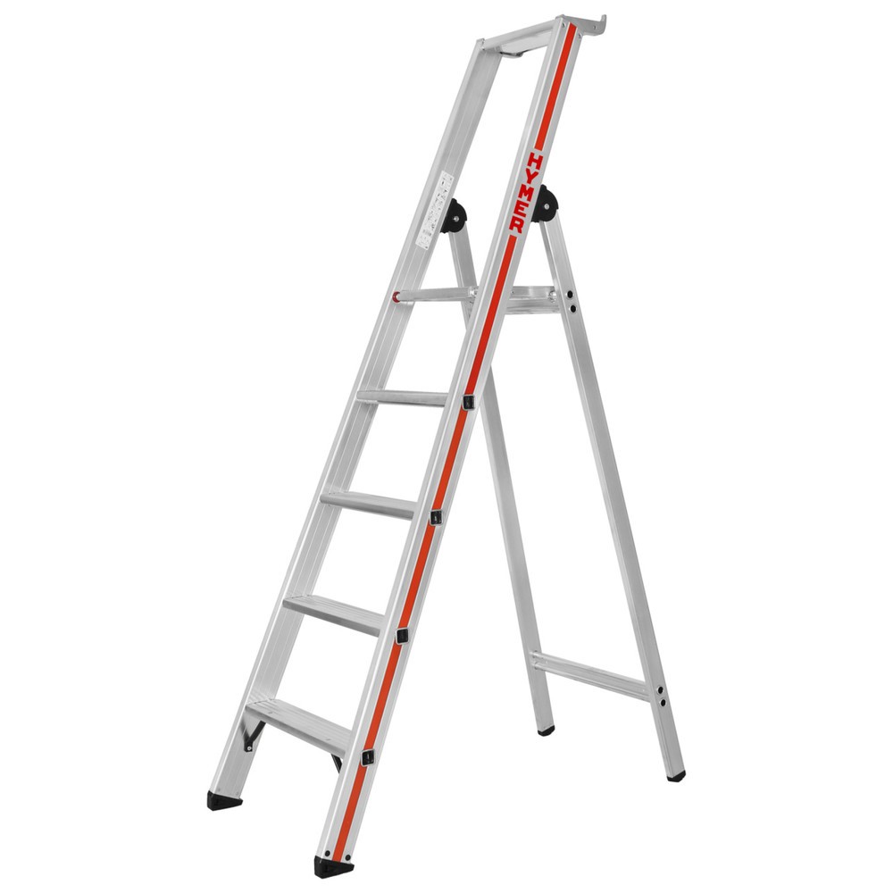 Produktabbildung Nr. 1: HYMER Industrie-Stufenleiter, 1-seitig, Standhöhe 1,16 m