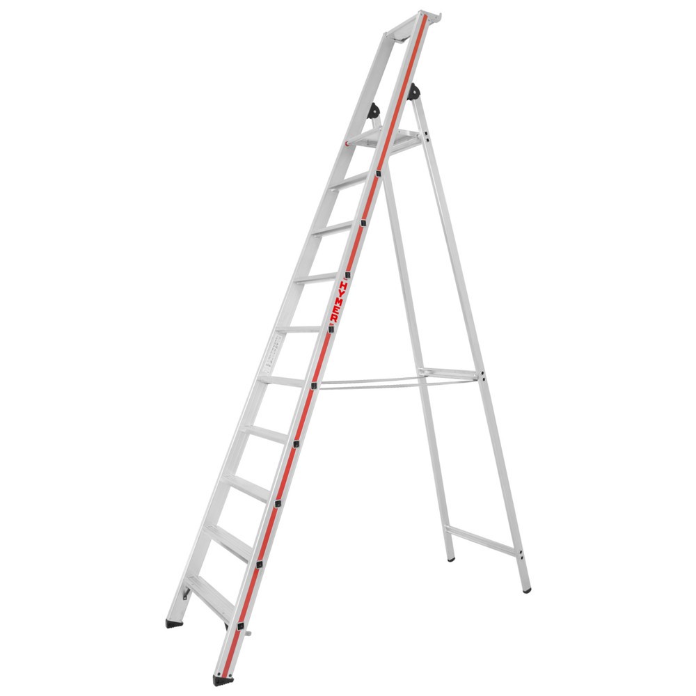 Produktabbildung Nr. 1: HYMER Industrie-Stufenleiter, 1-seitig, Standhöhe 2,32 m