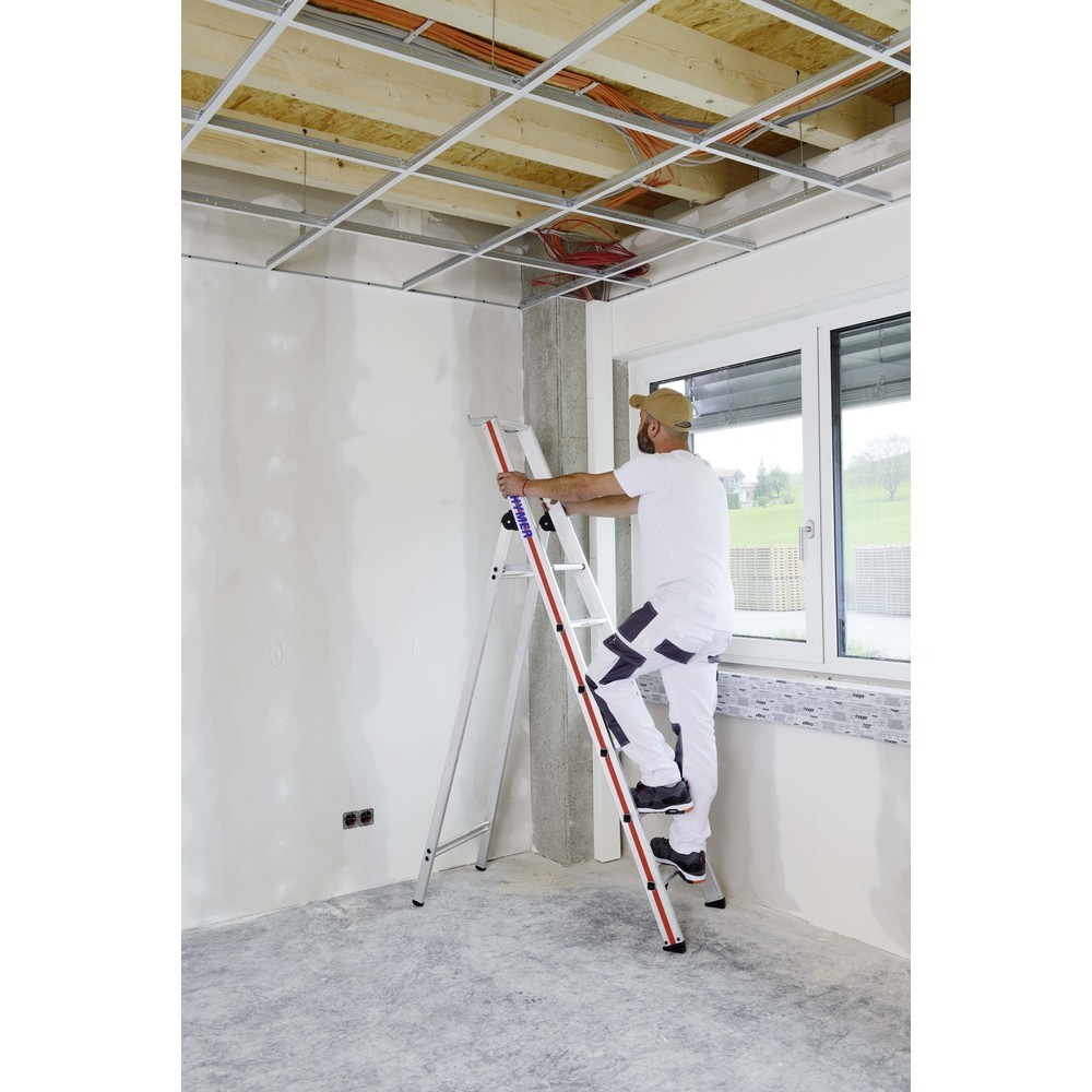 Produktabbildung Nr. 13: HYMER Industrie-Stufenleiter, 1-seitig, Standhöhe 1,40 m