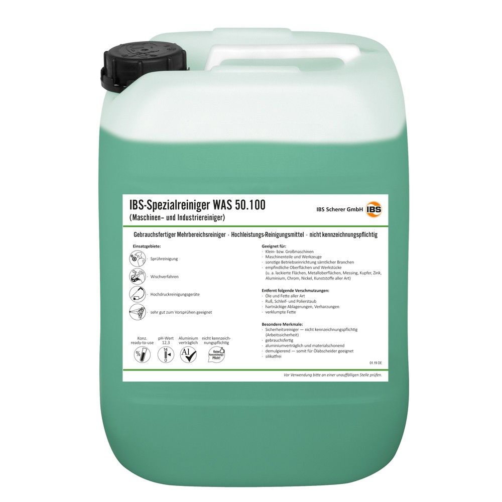 Produktabbildung: IBS-Industriereiniger WAS 50.100, 20 Liter