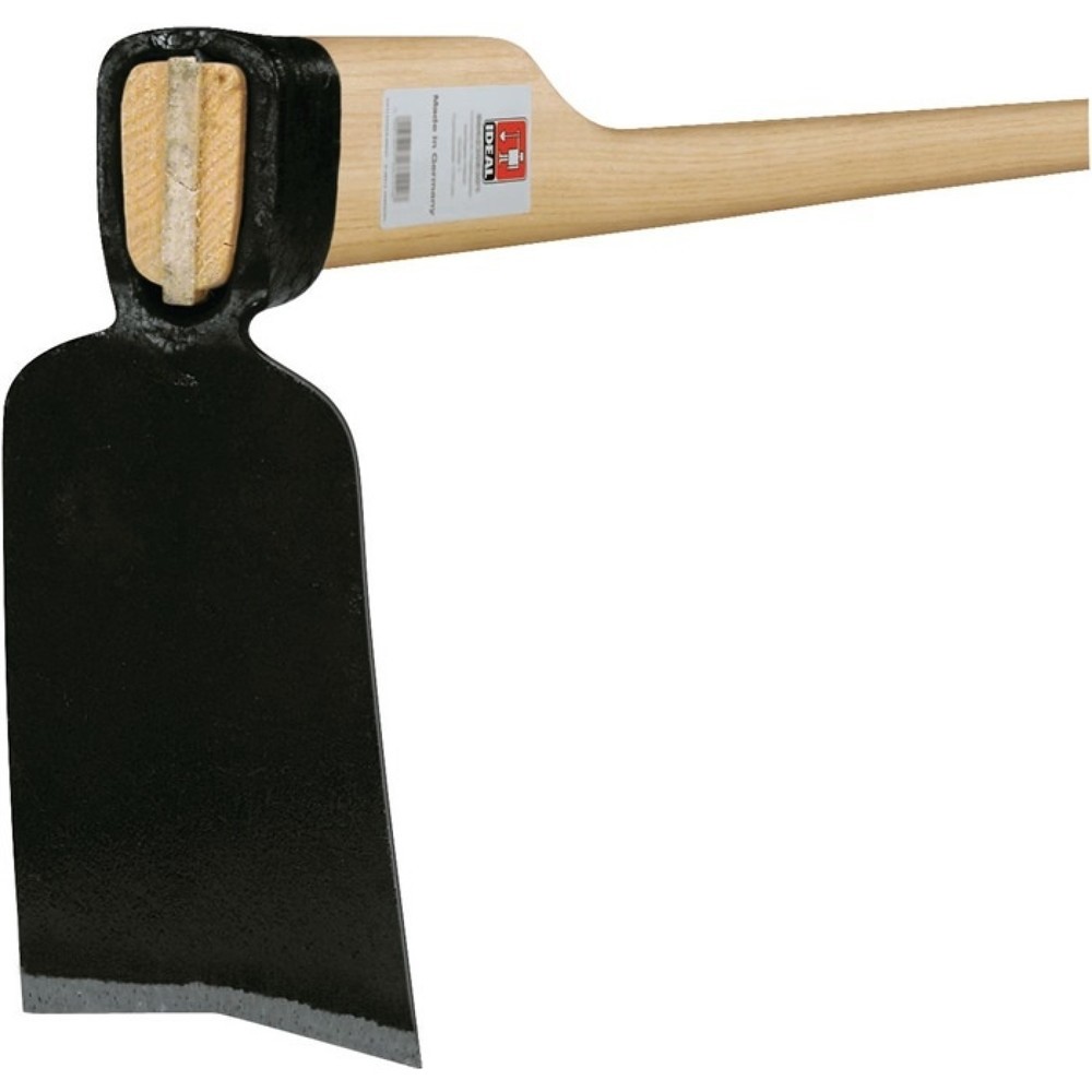 Produktabbildung: IDEAL Rheinische Hacke Blattmass 185x85x110mm geschmiedet,m.Stiel G.700g
