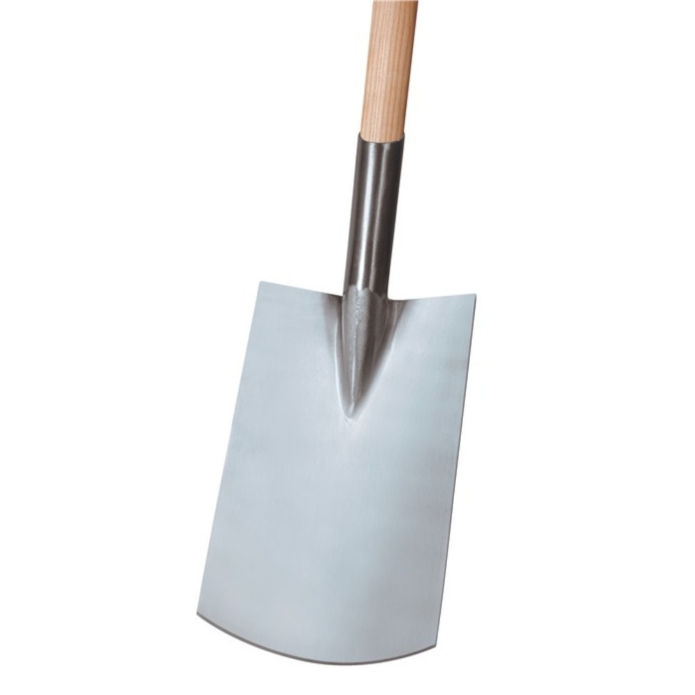 Produktabbildung: IDEAL Rohrdüllspaten Gärtner Form Blattmass 290x180mm Gr.2 m.T-Stiel 850mm 1830g