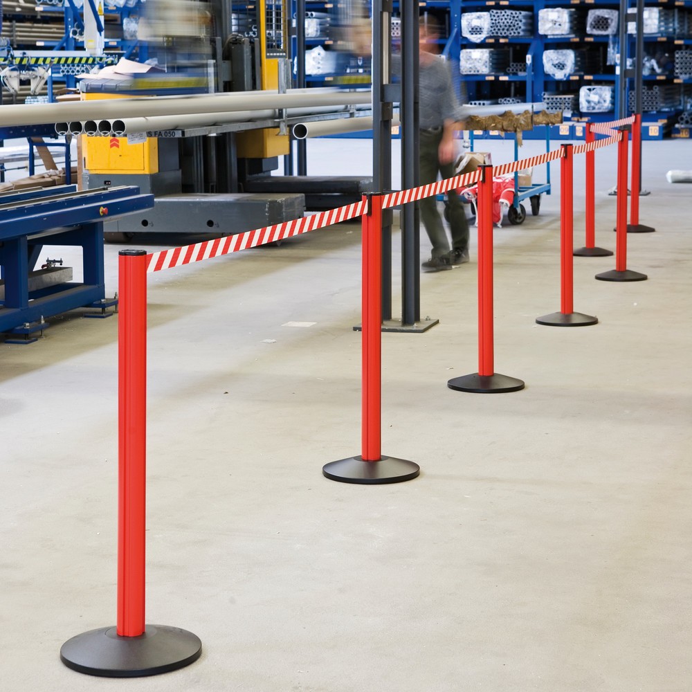 Produktabbildung Nr. 2: Industrie-Gurtständer Premium, 2.300 mm, Ständer gelb, Gurt gelb/schwarz