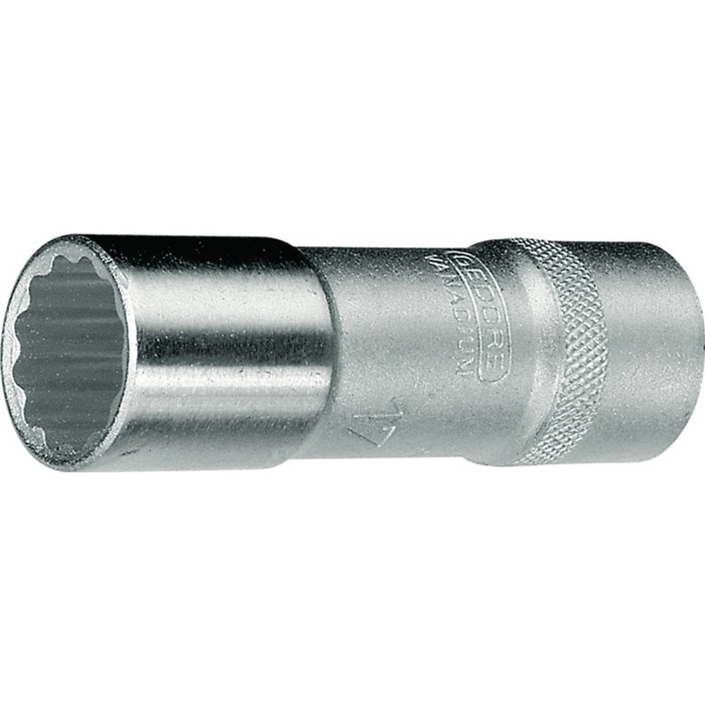 Illustration du produit: Jeu de clés à douille D 19 L 1/2 po. 12 pans ouv. de clé 12 mm longueur 77 mm GE