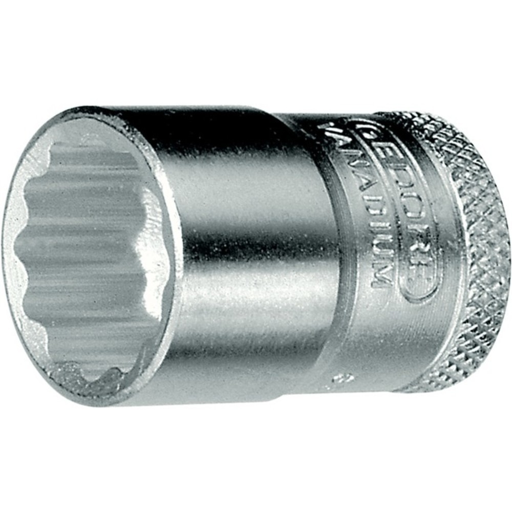 Illustration du produit: Jeu de clés à douille D 30 3/8 po. 12 pans ouv. de clé 14 mm longueur 29 mm GEDO