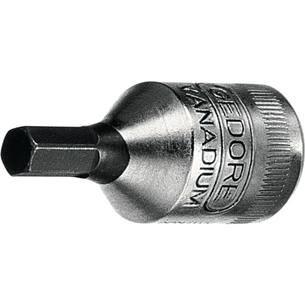 Illustration du produit: Jeu de clés à douille IN 20 1/4 po. 6 pans creux ouv. de clé 8 mm longueur 37 mm