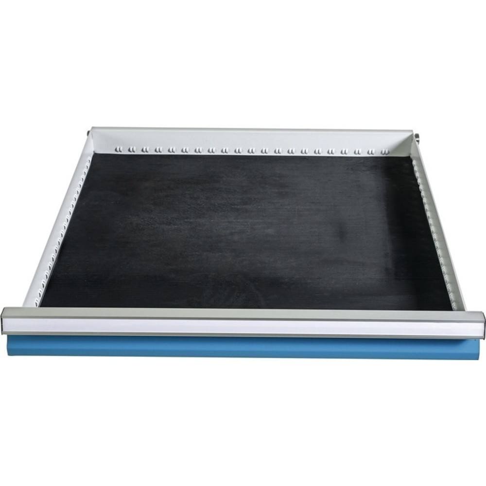 Illustration du produit: Insert en caoutchouc pour tiroir, pour largeur d'armoire 900 mm, noir, adapté aux armoires à tiroirs
