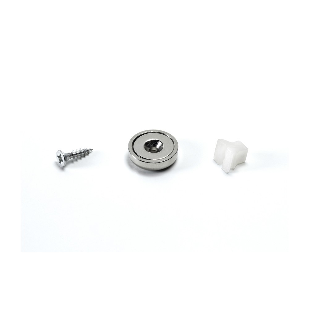 Produktabbildung Nr. 2: Jeu d'aimants Fami, avec matériau de vis, diamètre 20 mm, 10 pces/unité de vente