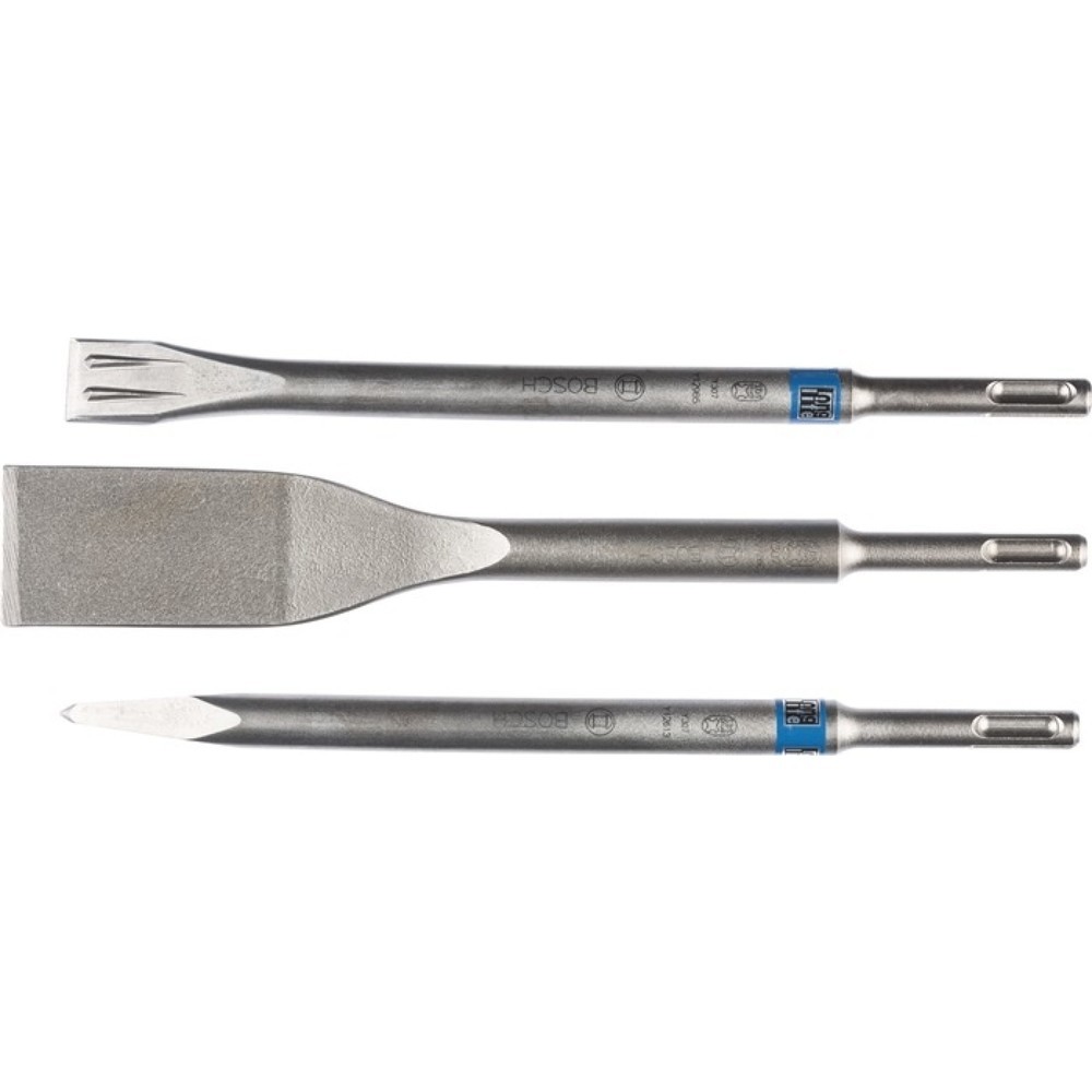 Illustration du produit: Jeu de burins SDS-plus SDS-plus 3 pièces auto-affûtant longueur 250/250/260 mm B