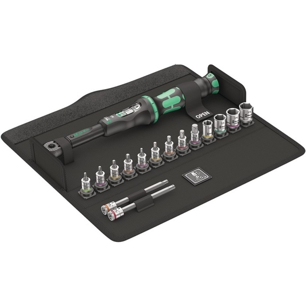 Illustration du produit: Jeu de clés dynamométriques Fiets Set Torque 1 16 pièces 2,5-25 Nm 1/4 po. WERA