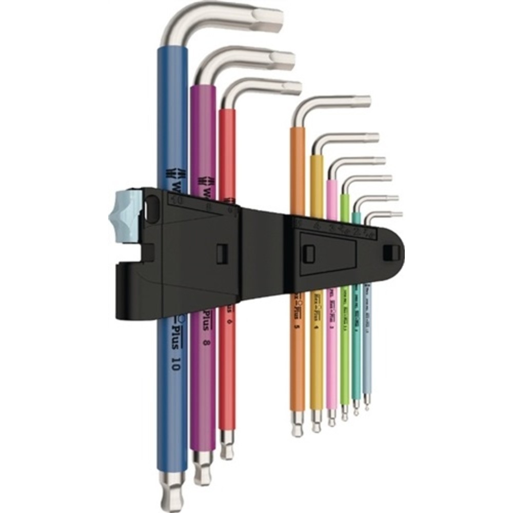 Produktabbildung Nr. 2: Jeu de clés mâles coudées 3950 SPKL/9 SM 9 pcs. SW 1,5-10 mm acier inoxydable, c