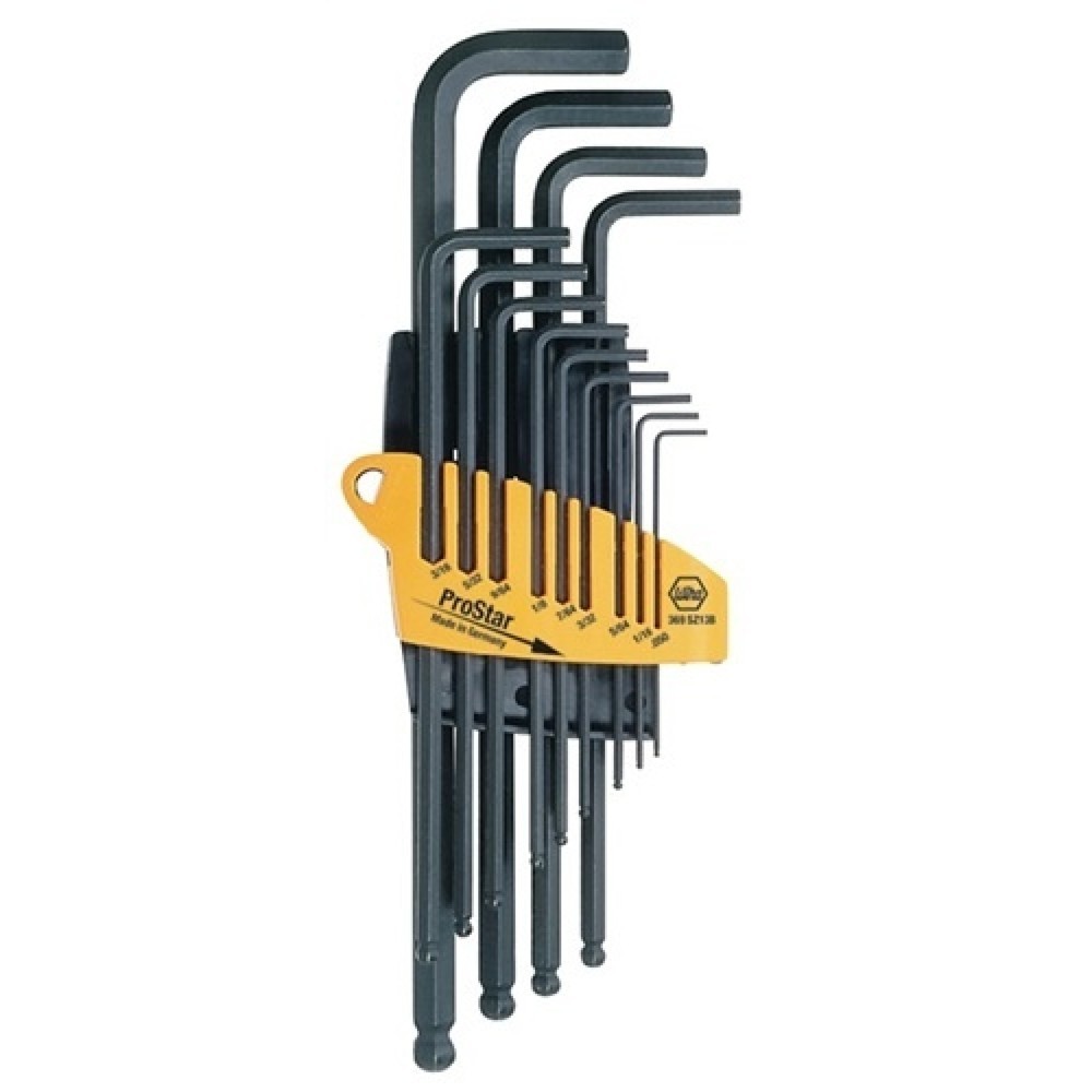Illustration du produit: Jeu de clés mâles coudées 369 SZ13B 13 pcs. support ProStar SW 0,05-3/8 po. (1,2
