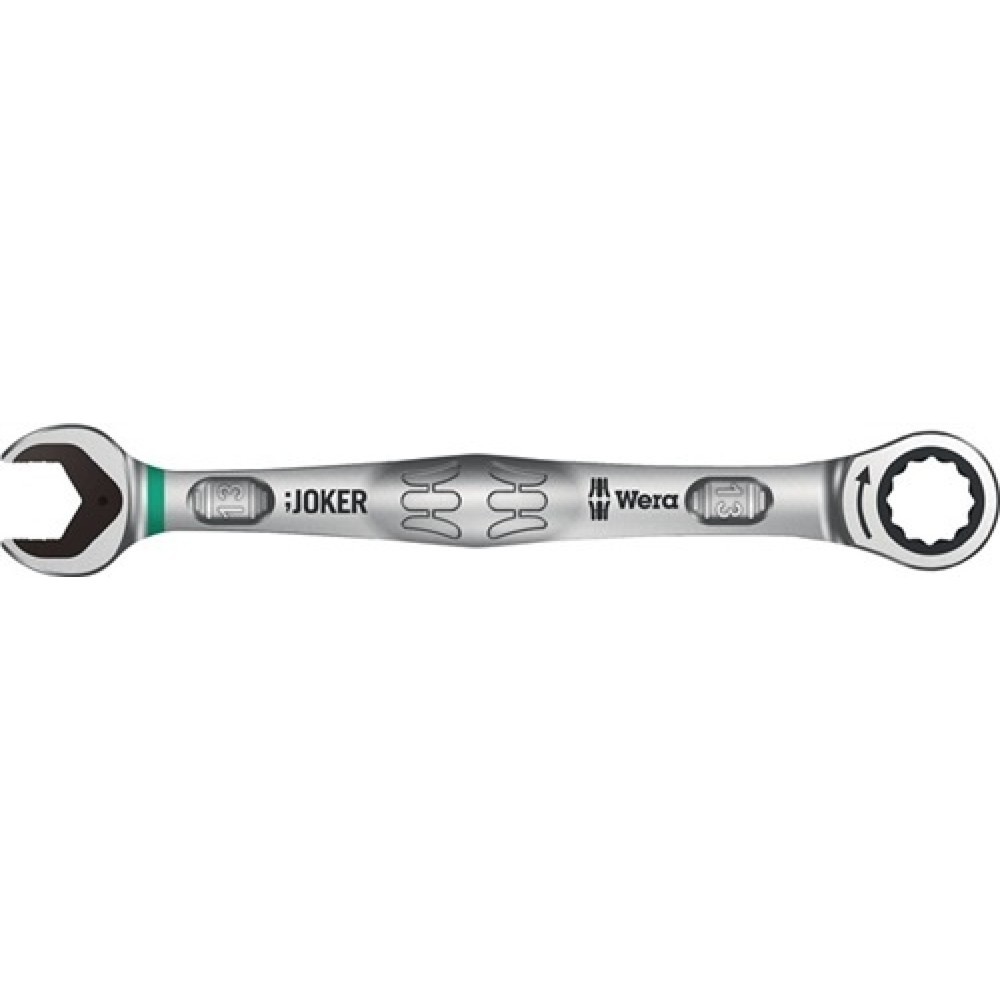 Illustration du produit: Jeu de clés mixtes à cliquet Joker 6 pcs. ouverture de clés 10-19 mm droit WERA
