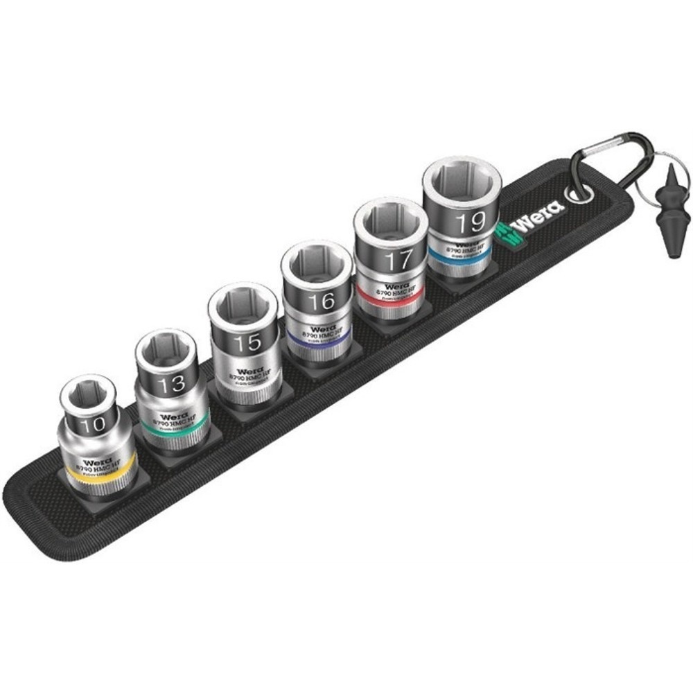 Illustration du produit: Jeu de clés à douille Belt C 1 Zyklop 7 pièces 1/2 po. 10-19 mm pour vis à six p