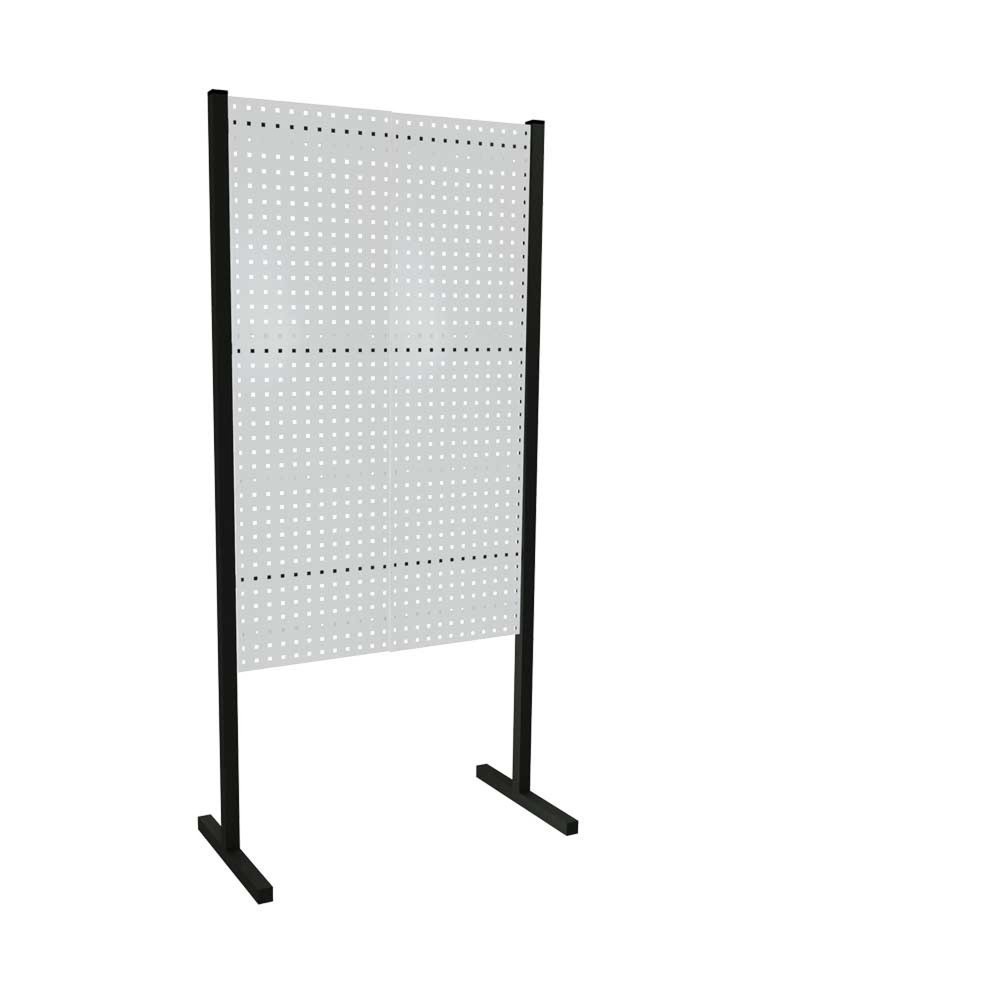 Illustration du produit: Jeu de panneaux perforés, 2 panneaux Hxl 1 500 x 1 000, gris clair