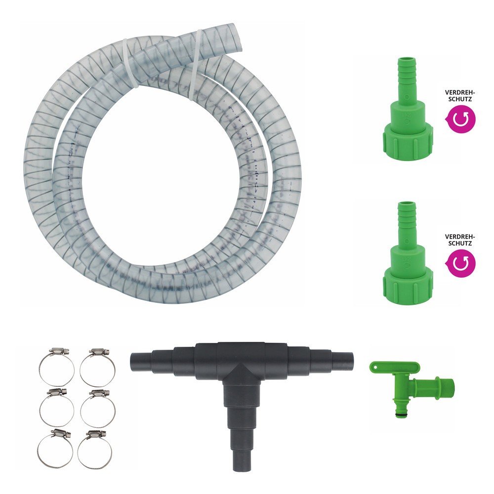 Illustration du produit: Jeu de raccords pour 2 cuves pour conteneurs IBC