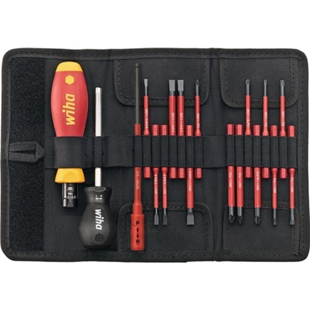 Illustration du produit: Jeu de tournevis dynamométriques slimTorque Starter Set 18 pièces 0,8-5 Nm régla