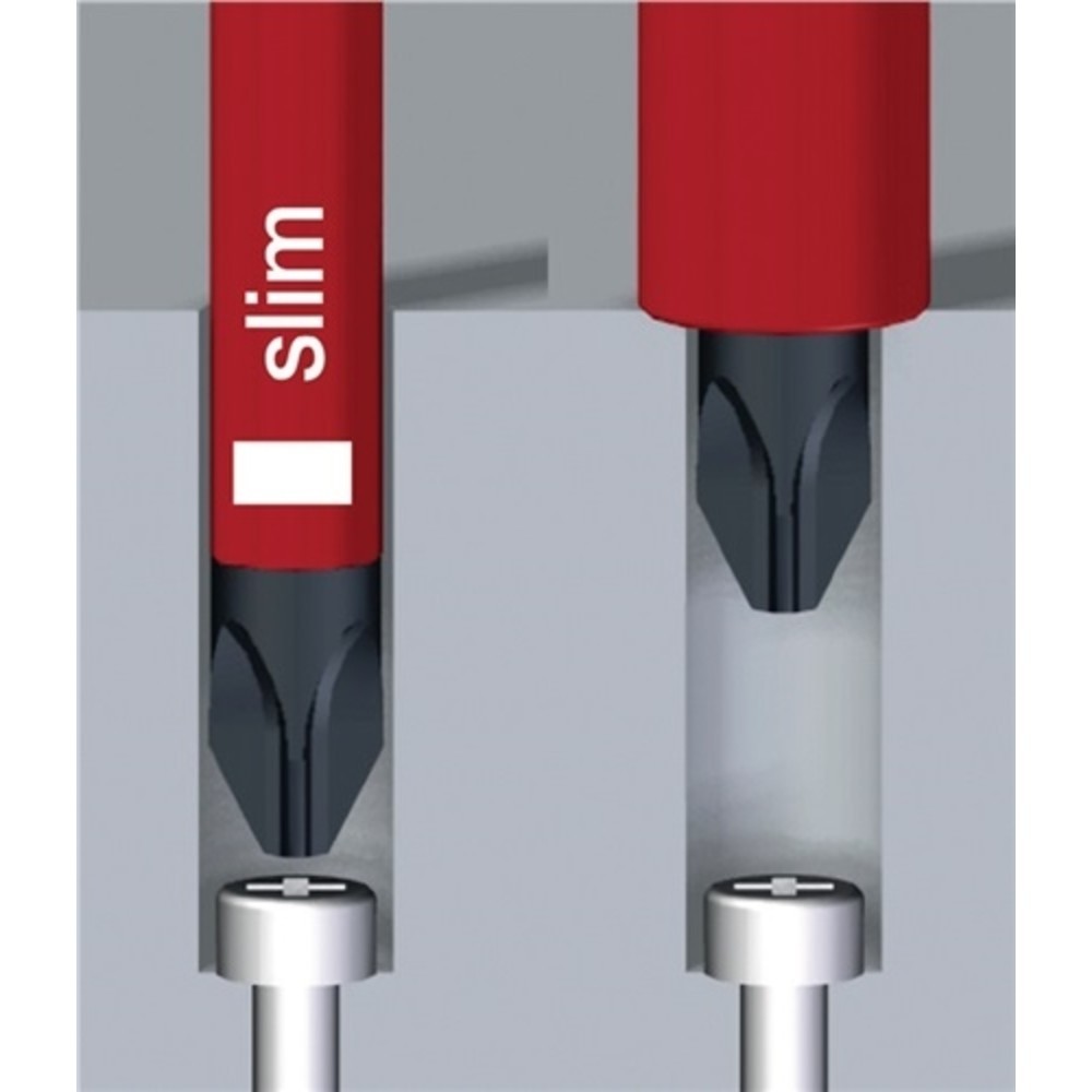 Produktabbildung Nr. 2: Jeu de tournevis dynamométriques slimTorque Starter Set 18 pièces 0,8-5 Nm régla