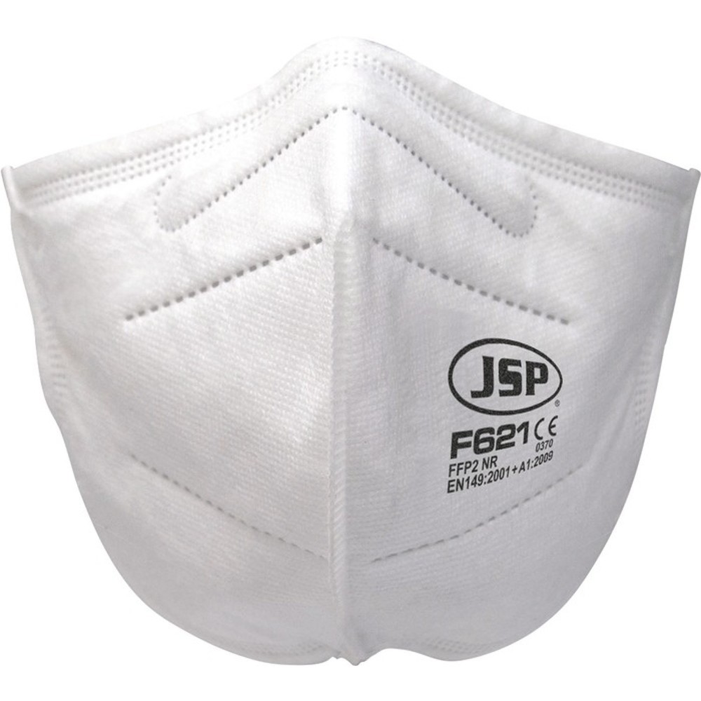 Produktabbildung: JSP Atemschutzmaske JSP F621, ohne Ausatemventil, faltbar, FFP2