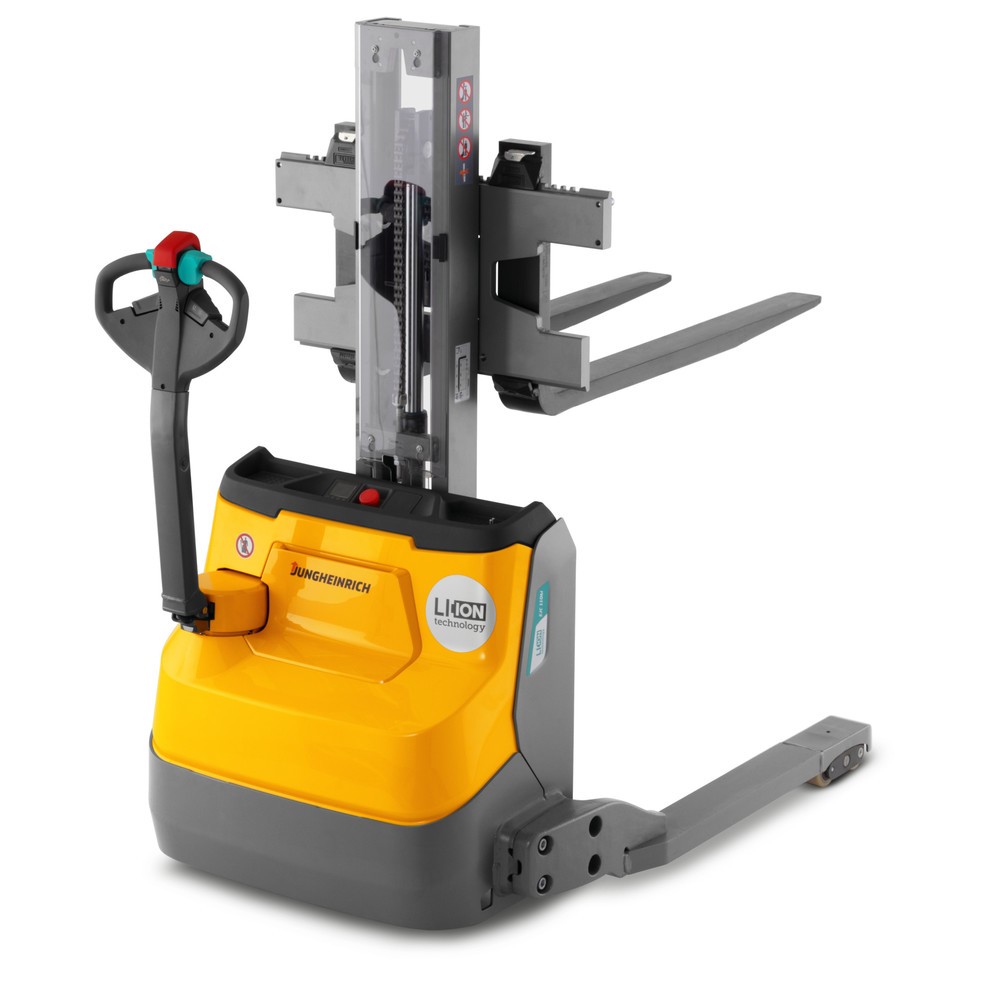 Produktabbildung Nr. 5: Jungheinrich Elektro-Hochhubwagen EJC 110bi E, Monomast, Hubhöhe 1.570 mm, Tragfähigkeit 1.200 kg, Proportionalhydraulik, Radarmabstand 1.070 mm