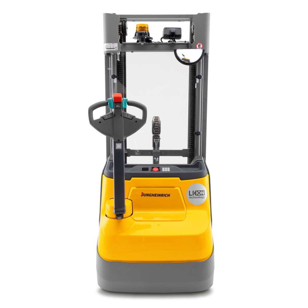 Produktabbildung Nr. 3: Jungheinrich Elektro-Hochhubwagen EJC 110zi ZT, Zweifach-Teleskop Hubgerüst, Hubhöhe 3.690 mm, Tragfähigkeit 1.000 kg, Proportionalhydraulik, Doppelstockfunktion