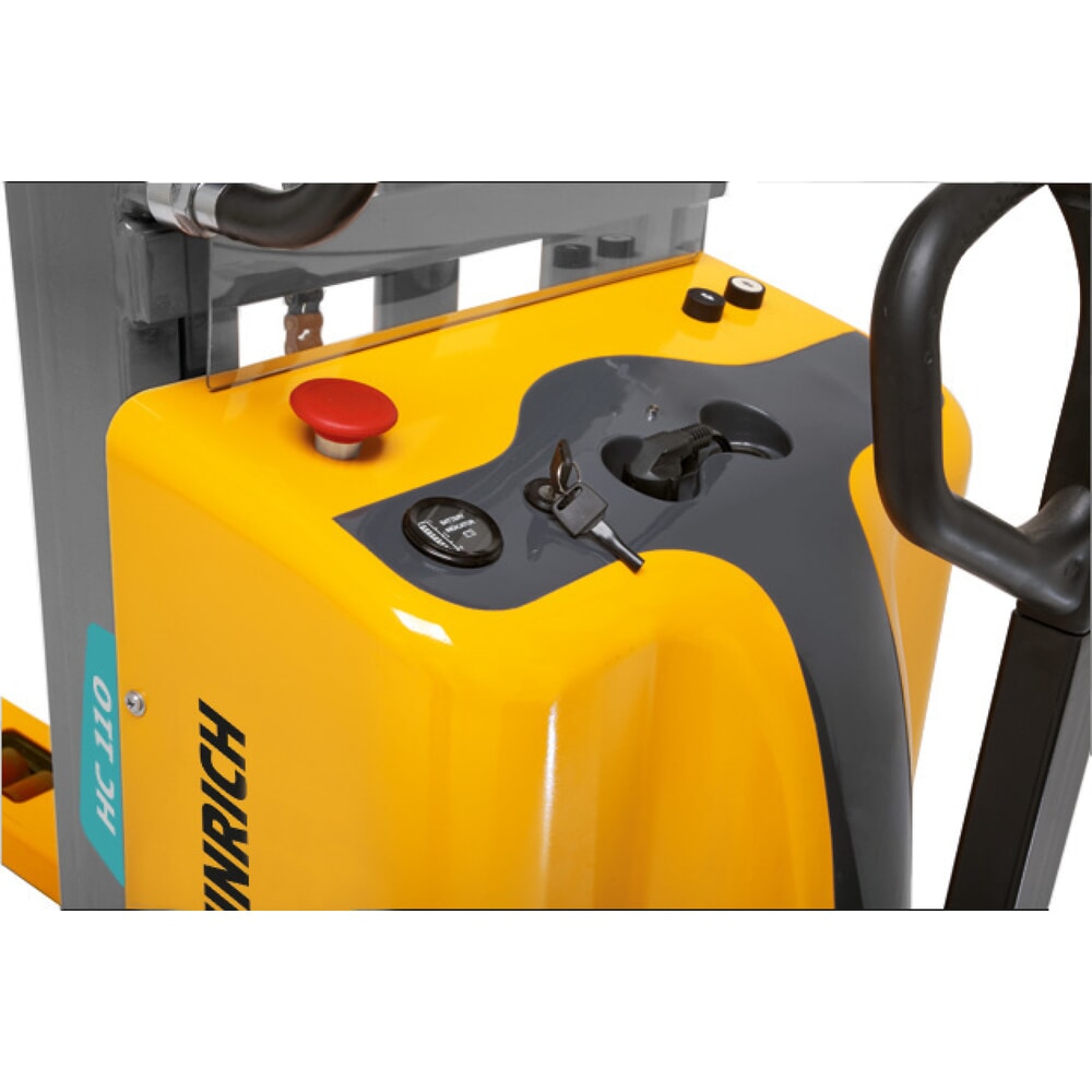 Produktabbildung Nr. 5: Jungheinrich Elektro-Hochhubwagen HC 110, semielektrisch, Zweifach-Teleskop-Hubgerüst, Hubhöhe 2.500 mm, Tragfähigkeit 1.000 kg