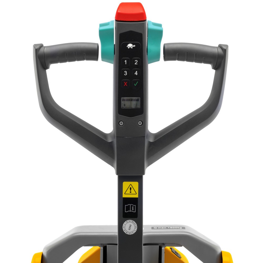 Produktabbildung Nr. 2: B-Ware Jungheinrich Elektro-Hubwagen AME 15 - Lithium-Ionen, Tragkraft 1.500 kg, Gabellänge 1.150 mm