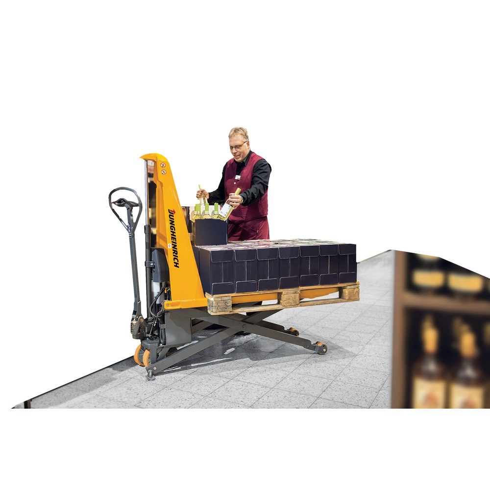 Produktabbildung Nr. 5: Jungheinrich Transpalette à ciseaux AMX 10e, capacité de charge 1 000 kg, nylon