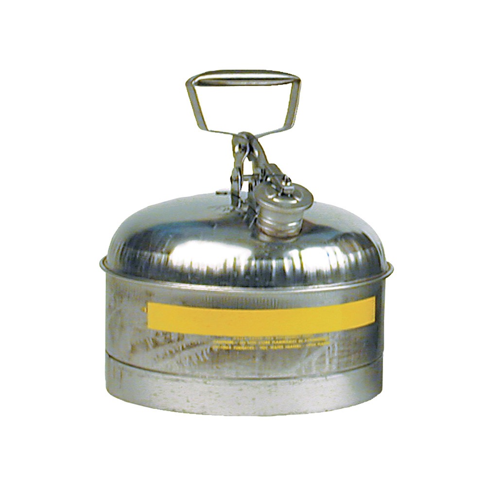Illustration du produit: Justrite® Bidon de sécurité Eagle type I, acier inoxydable, 9,5 litres