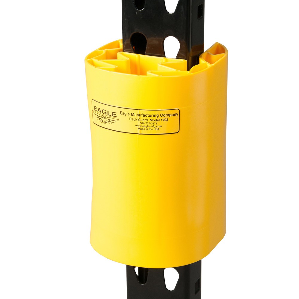 Produktabbildung Nr. 2: Justrite® Protection de montant de rayonnage Eagle, HDPE, pour lxP 75 x 75 mm